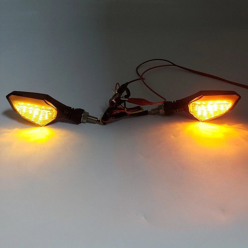 2X Turn Signal Indicator Blinker Tail Light for Motorcycle (12V)
