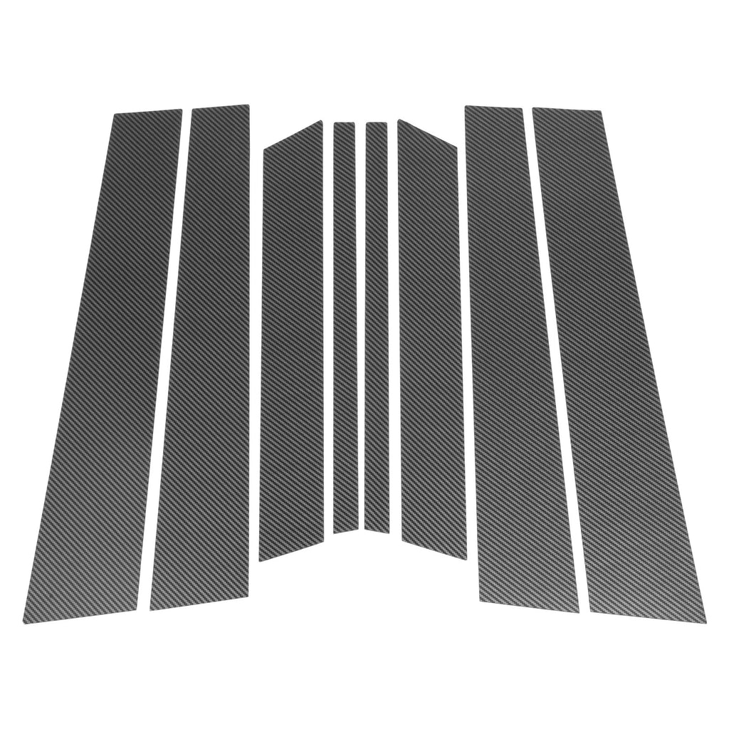 Door Pillar Window Trim Kit Carbon Fiber Pattern for Ford Territory (2011–2021)
