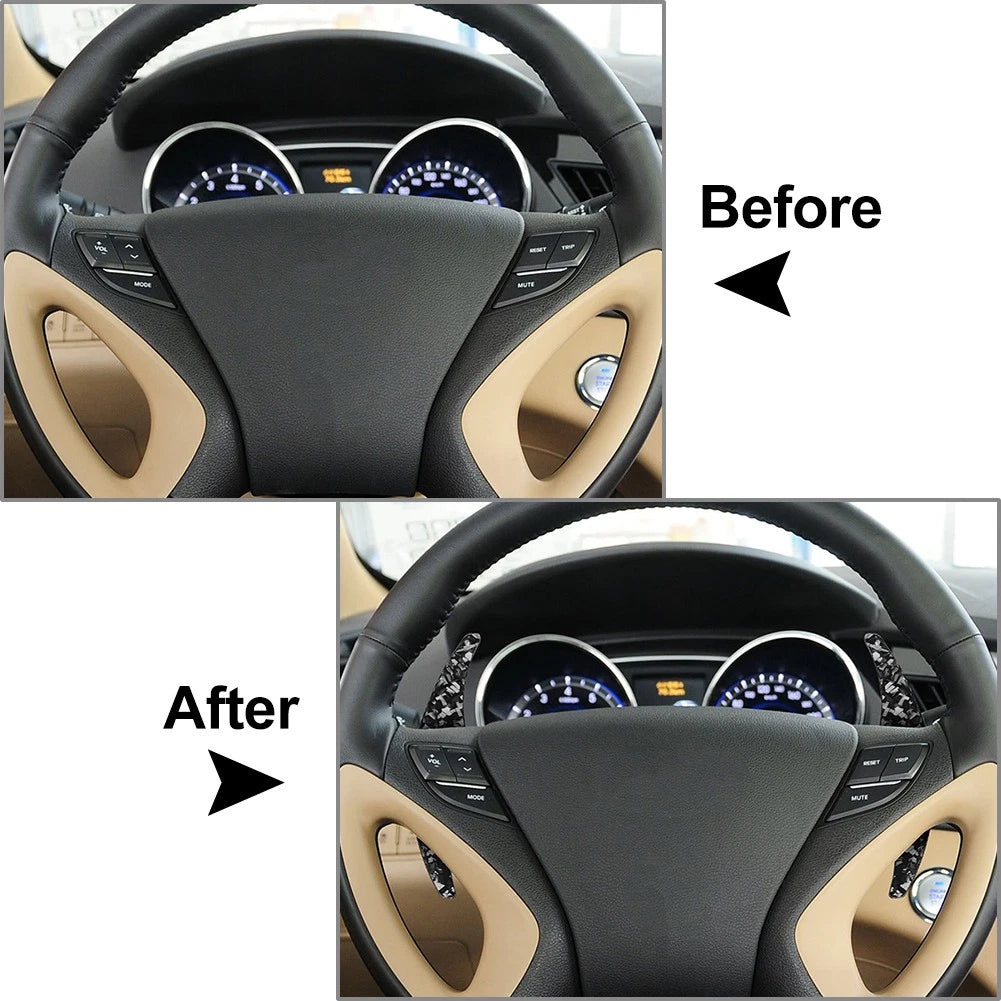 Steering Wheel Shift Paddle Extensions for Hyundai Sonata (2010–2015)