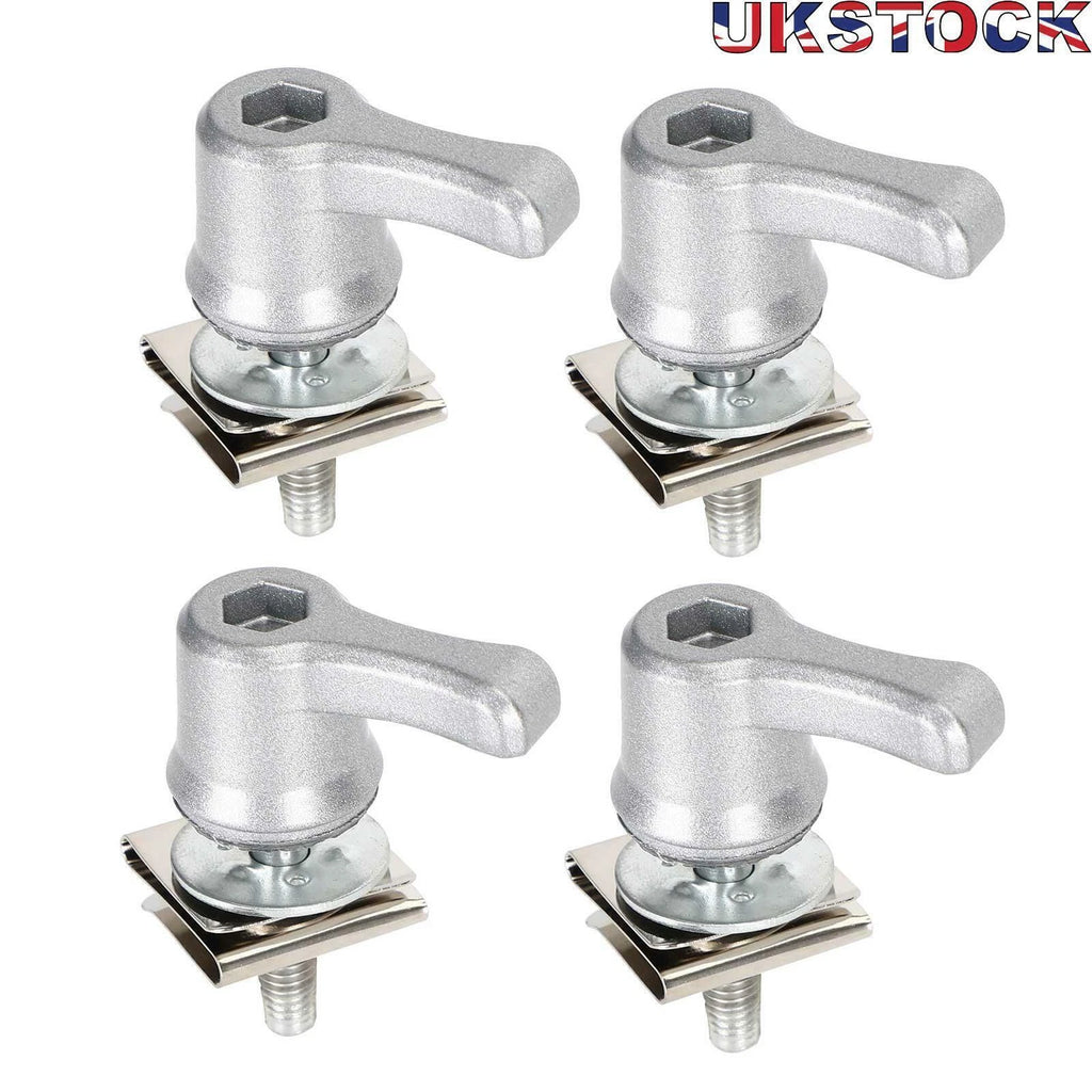 Set of 4 Saddlebag Lever Lock Bolts & Nuts Kit for Touring (2001–2020)