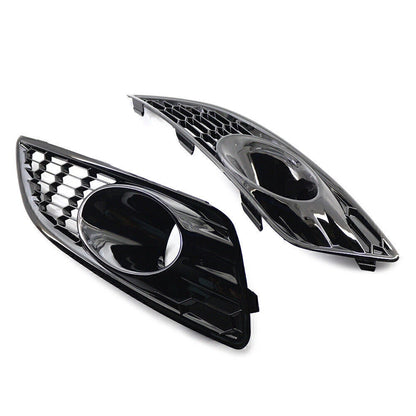 Front Bumper Grilles Fog Lights Cover Left & Right Fit Ford Fiesta 2012-2016