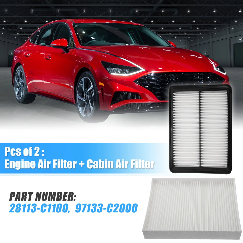 Engine and Cabin Air Filter Combo Set for Hyundai Sonata (2011–2014)