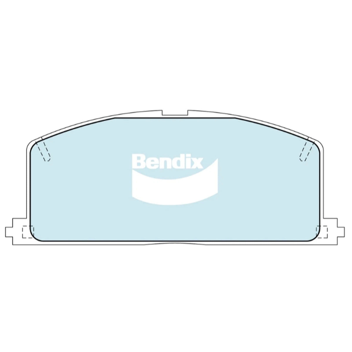 Set of 4 Bendix GCT Front Brake Pads for Toyota Corona ST170 (1987–1992)