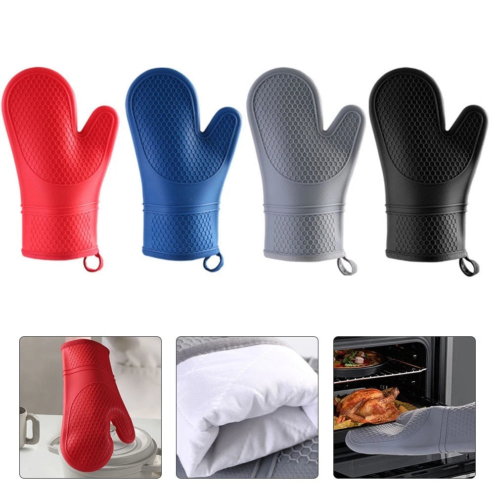 Insulated Gloves for Universal Use (29x18cm) - Silicone, Washable