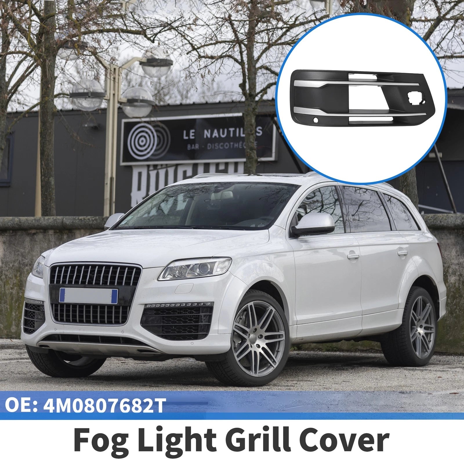 Front Right Fog Light Grill Replacement for Audi Q7 (2016–2023)