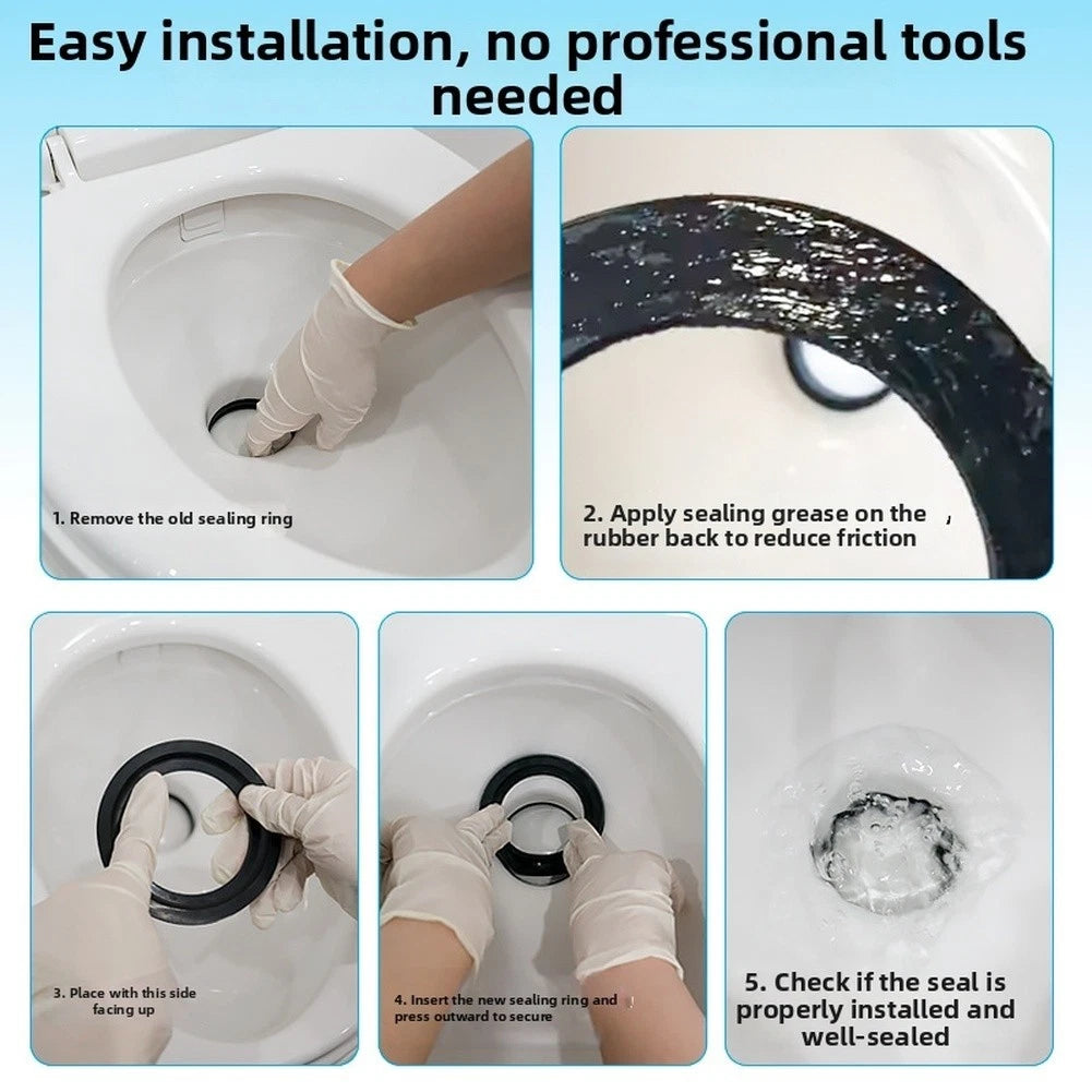 Toilet Seal Ring Replacement Kit - Aging Resistant
