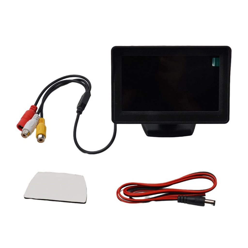 4-Inch Reversing Screen for Car (LED, Quick Setup, Low Power Consumption)