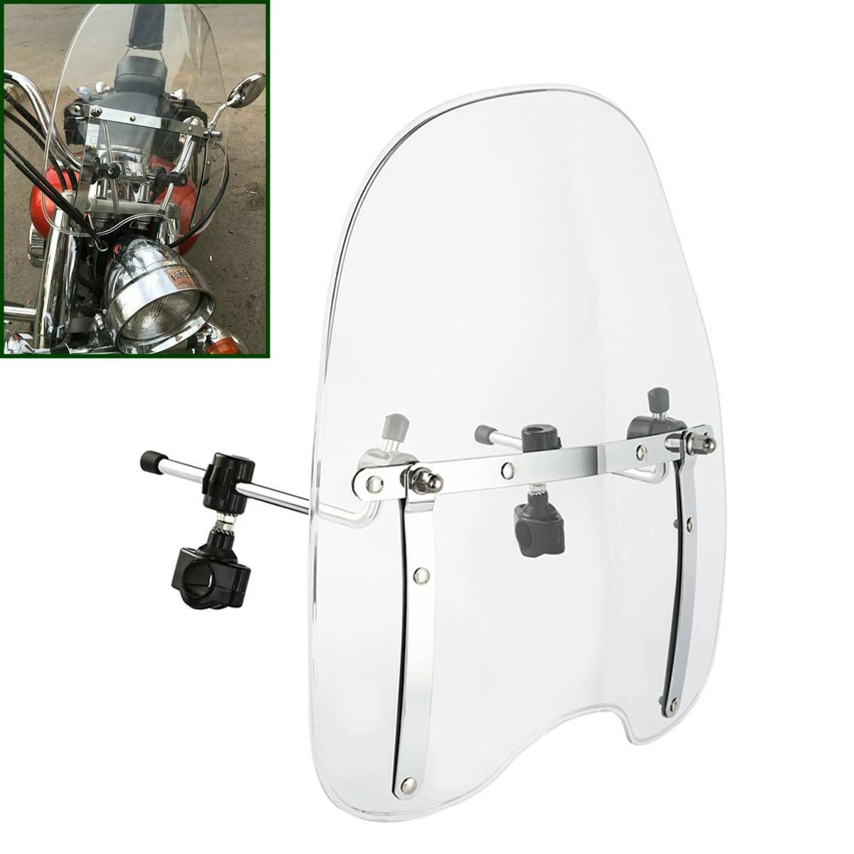 Front Windshield for Harley Davidson Dyna Softail Sportster XL