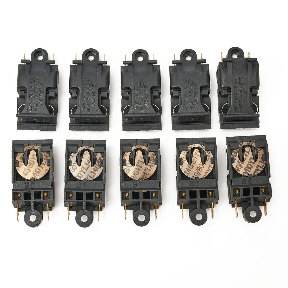 10Pcs 2-Pin Terminal with Kettle Switch Thermostat Temperature Control