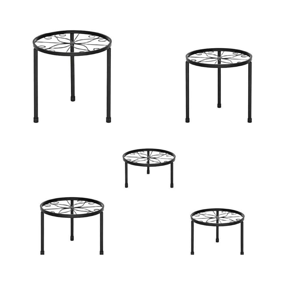 Metal Plant Stands for Indoor Use - Slip Resistant Decor