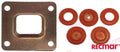 Set of 2 Dry Joint Elbow Gasket Kit for Mercruiser (864547A02, 864550A02, 864549A02)