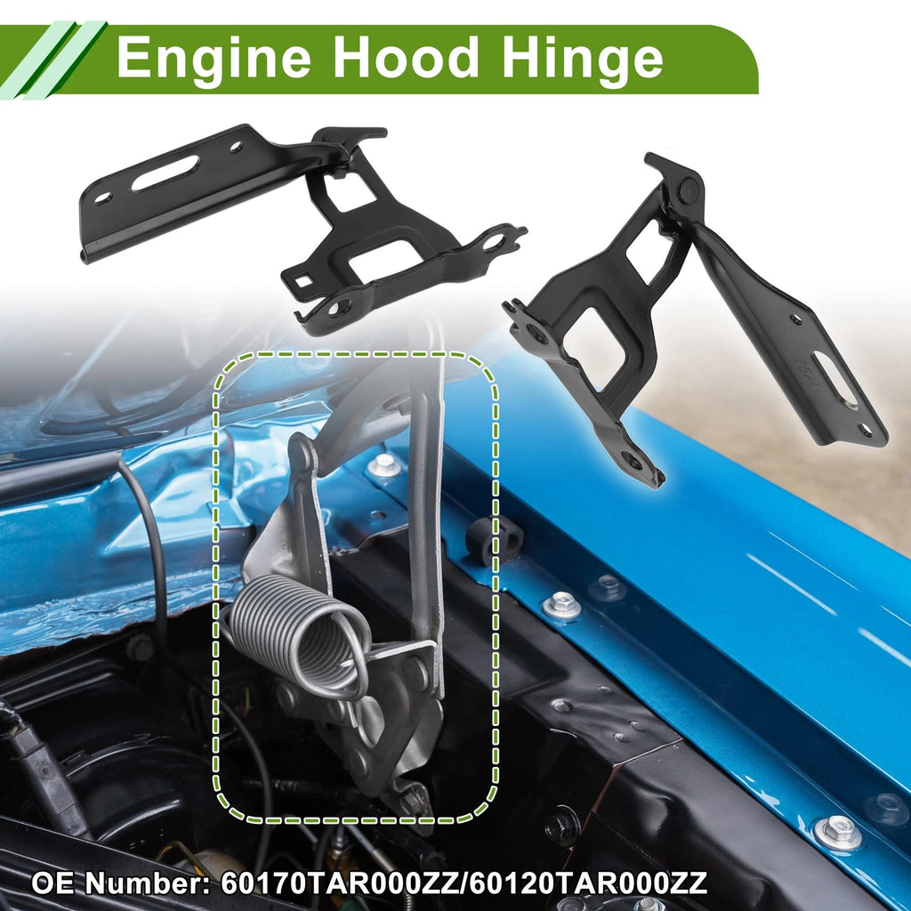 Hood Hinges Replacement Pair for Honda Fit 2015–2020 Front Bonnet Bracket