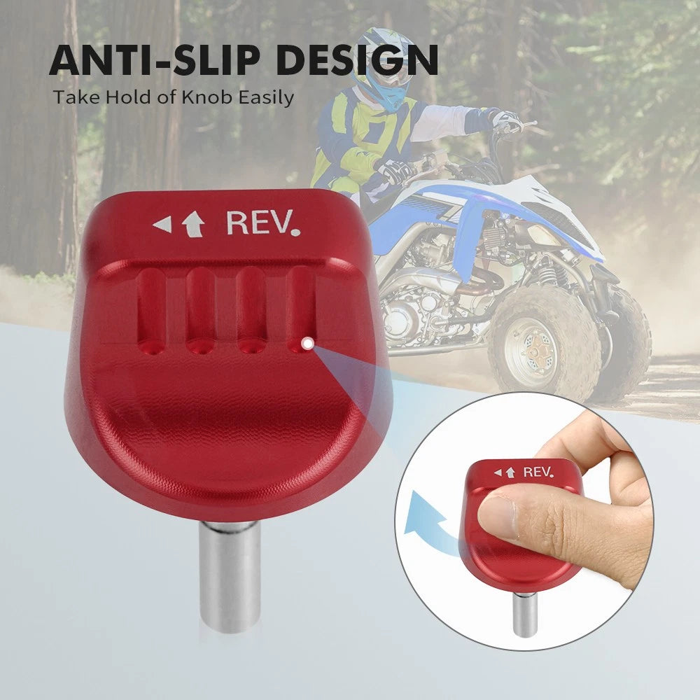 Aluminum Reverse Cable Knob Switch Button for Yamaha Raptor 700R (2009–2026)