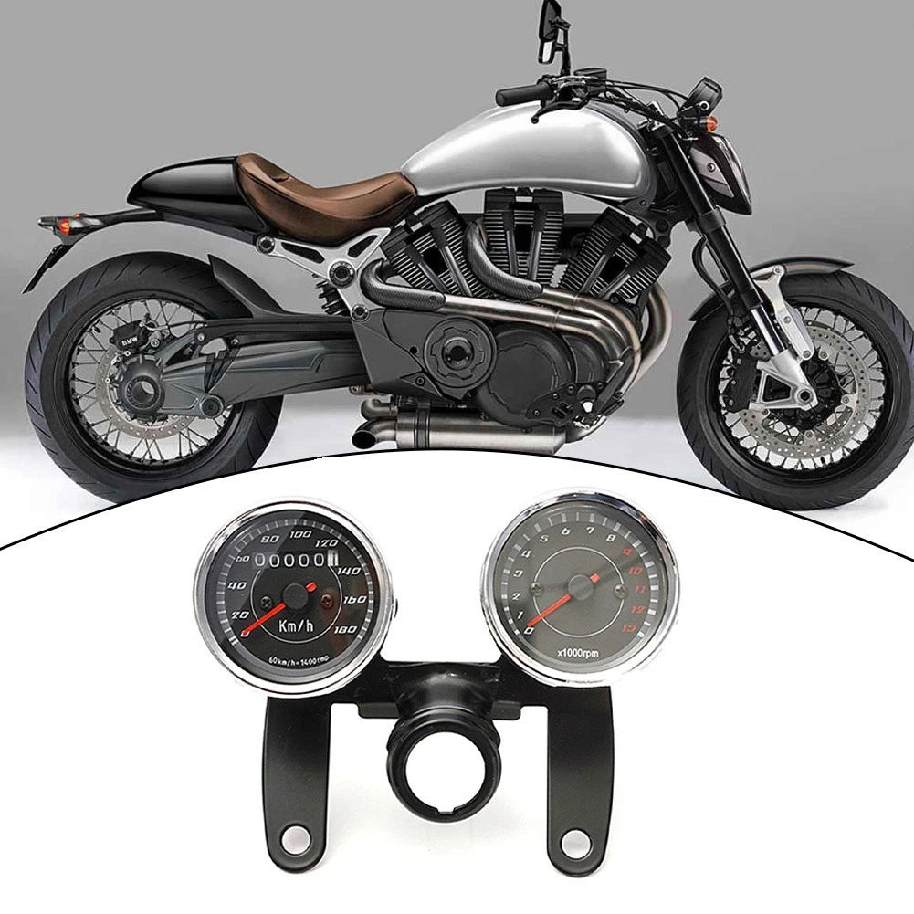 Digital Tachometer and Speedometer for Motorcycles (0-180km/h, Waterproof)