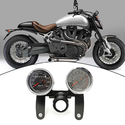 Digital Tachometer and Speedometer for Motorcycles (0-180km/h, Waterproof)