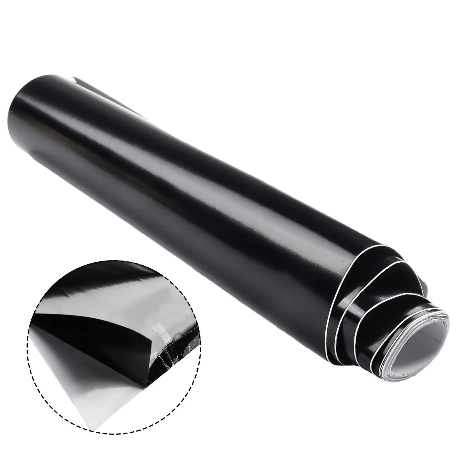 Black Decal Sun Strip Windshield Shade for AU (55 X 8)