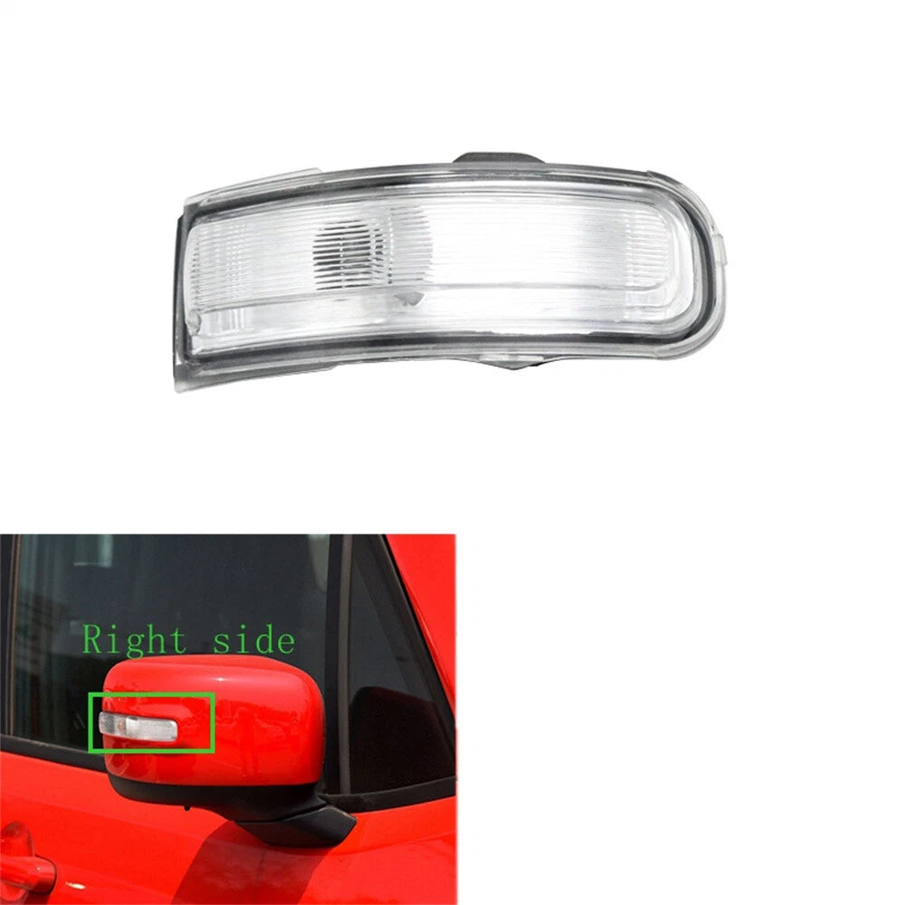Right Passenger Side Mirror Turn Signal Light Cover for Jeep Renegade (2016–2021)