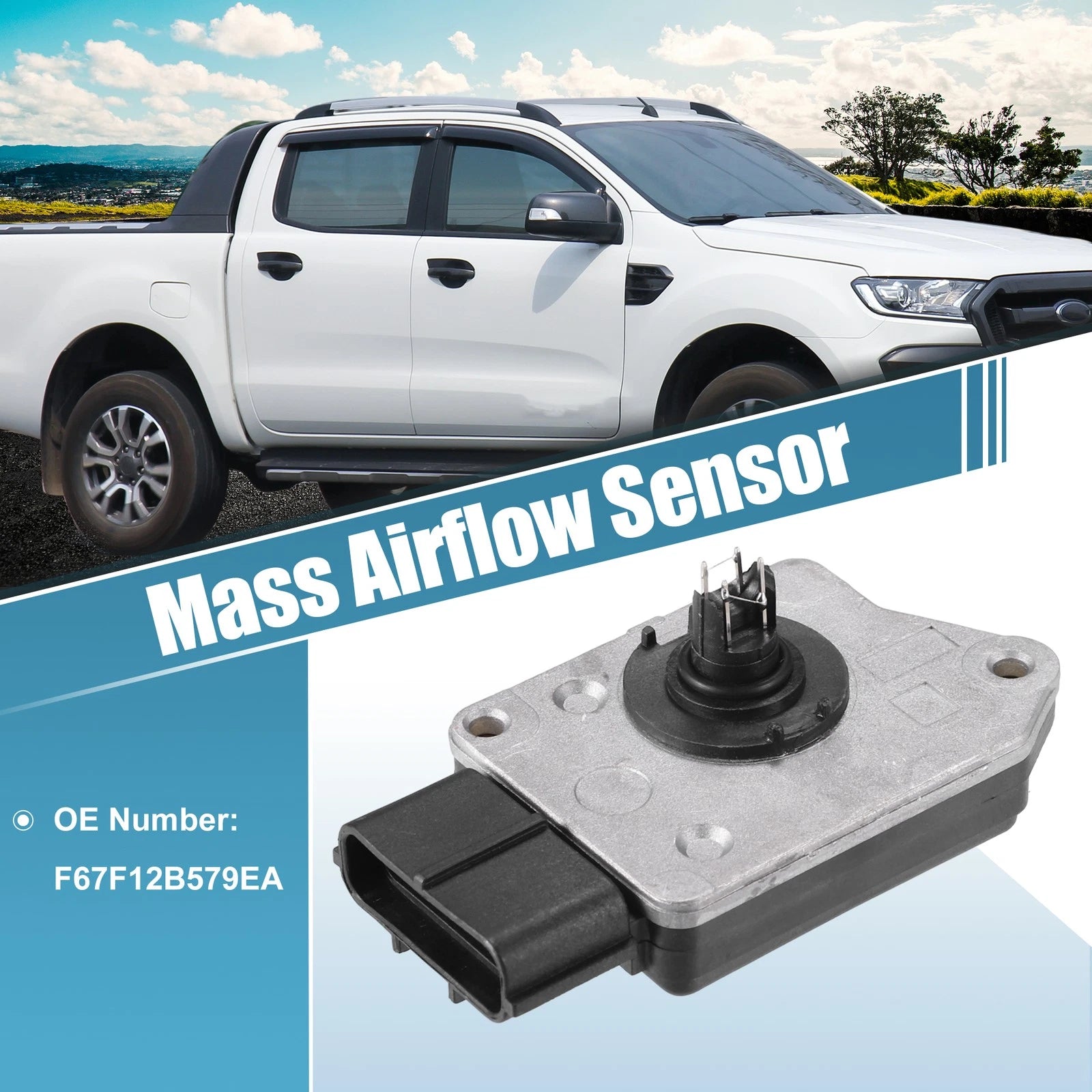 Mass Airflow Sensor No.F67F12B579E A for Ford Aerostar (1996–1997)