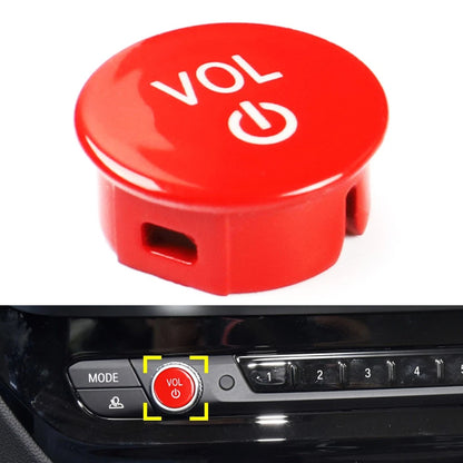 Radio Volume Button Cover for BMW G Chassis 2 3 4 8 Series M3 M4 X3 X4 (2017–2023) Red