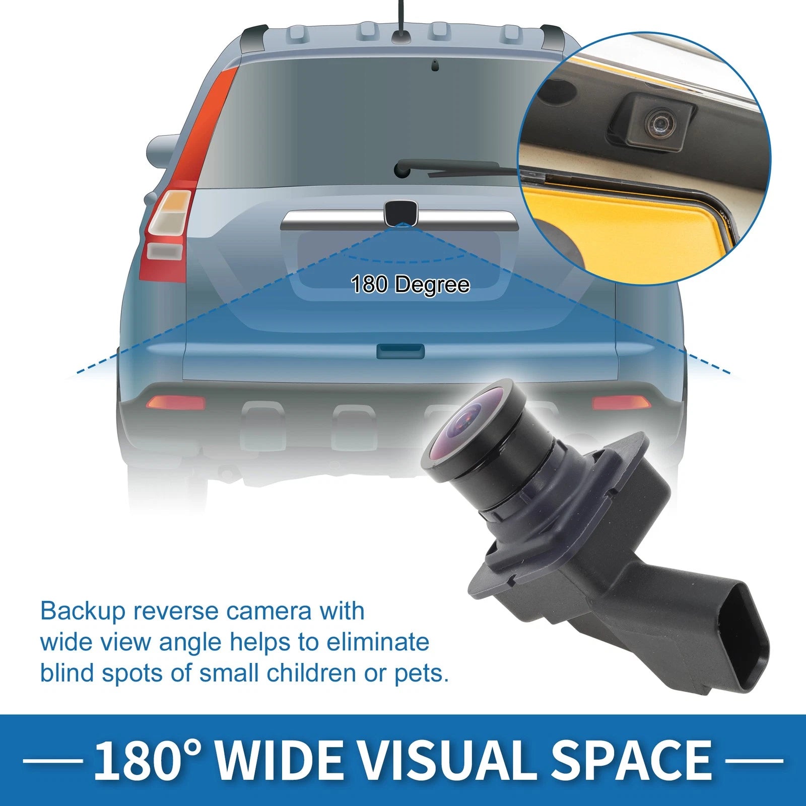 Rear View Backup Camera for Ford Focus (2015–2018)
