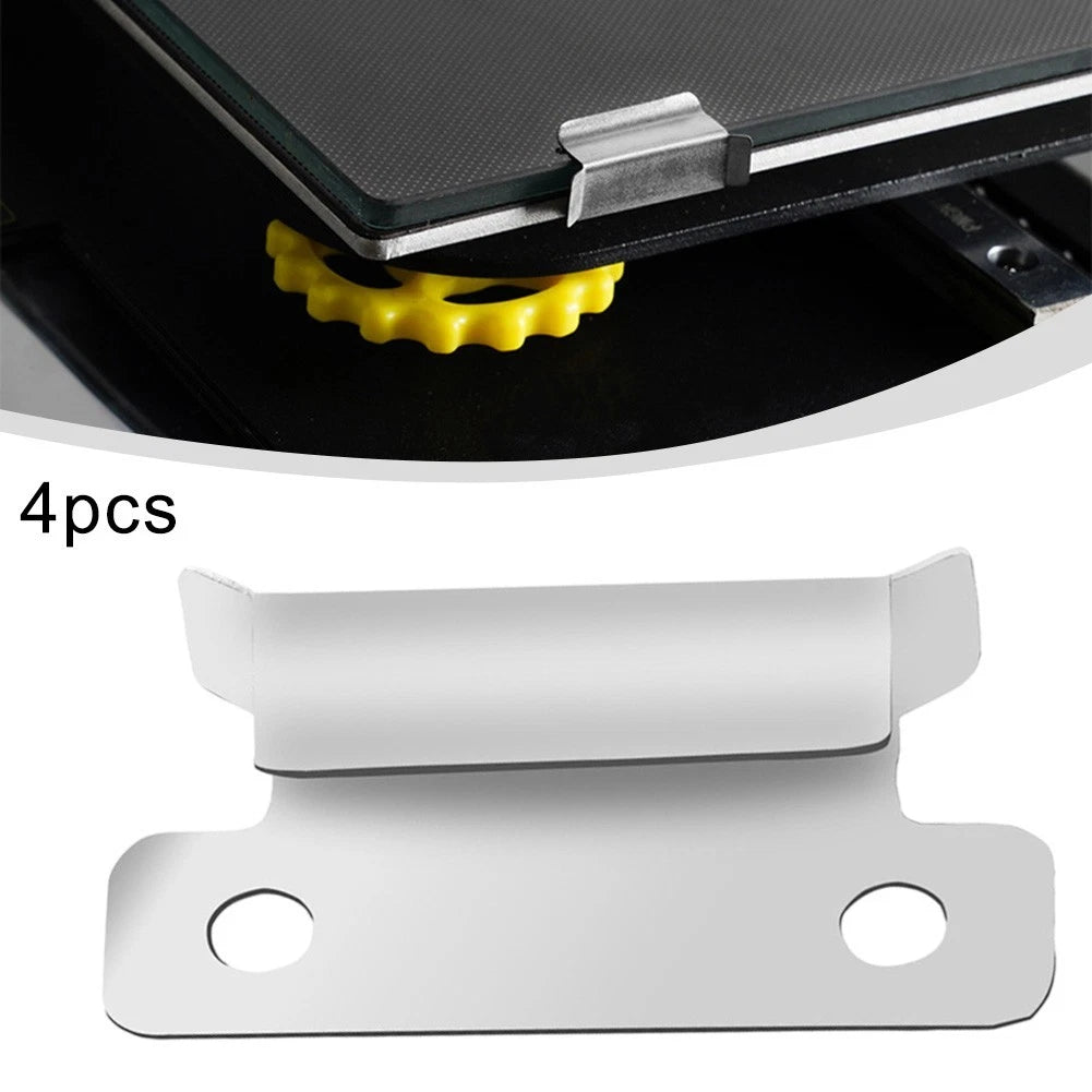 Secure Grip Glass Clips for 3D Printing Heated Bed Platforms (7mm)