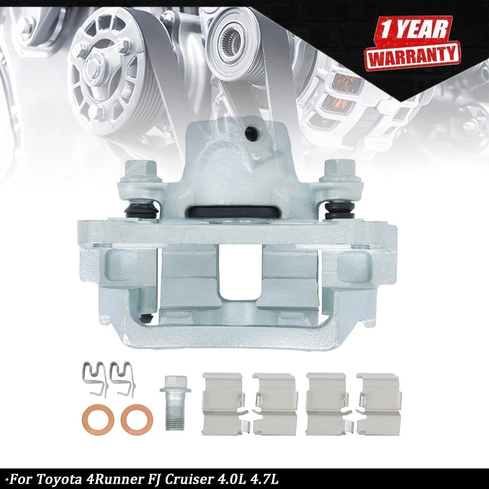 Disc Brake Caliper w/ Bracket for Toyota 4Runner, FJ Cruiser (2003–2023)