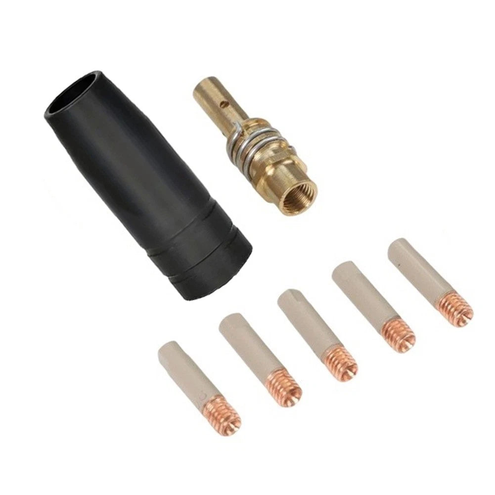 5 Tips and 1 Nozzle MIG Welding Replacement Kit for 15AK