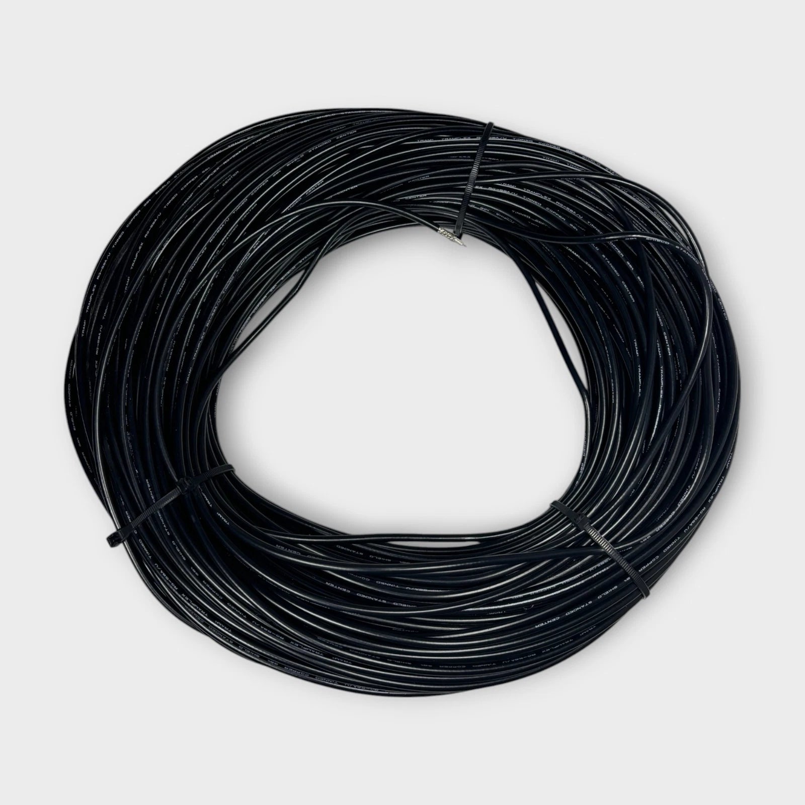 Tram RG-58A/U Coax Cable for Tramflex (470ft, Tinned Copper, 98% Shield)
