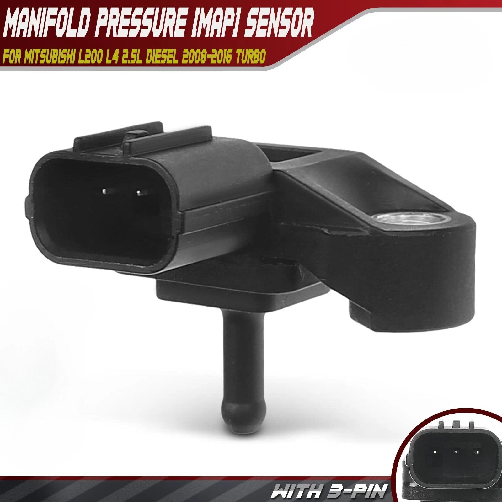 Manifold MAP Pressure Sensor for Mitsubishi L200 (2008–2016) Turbo