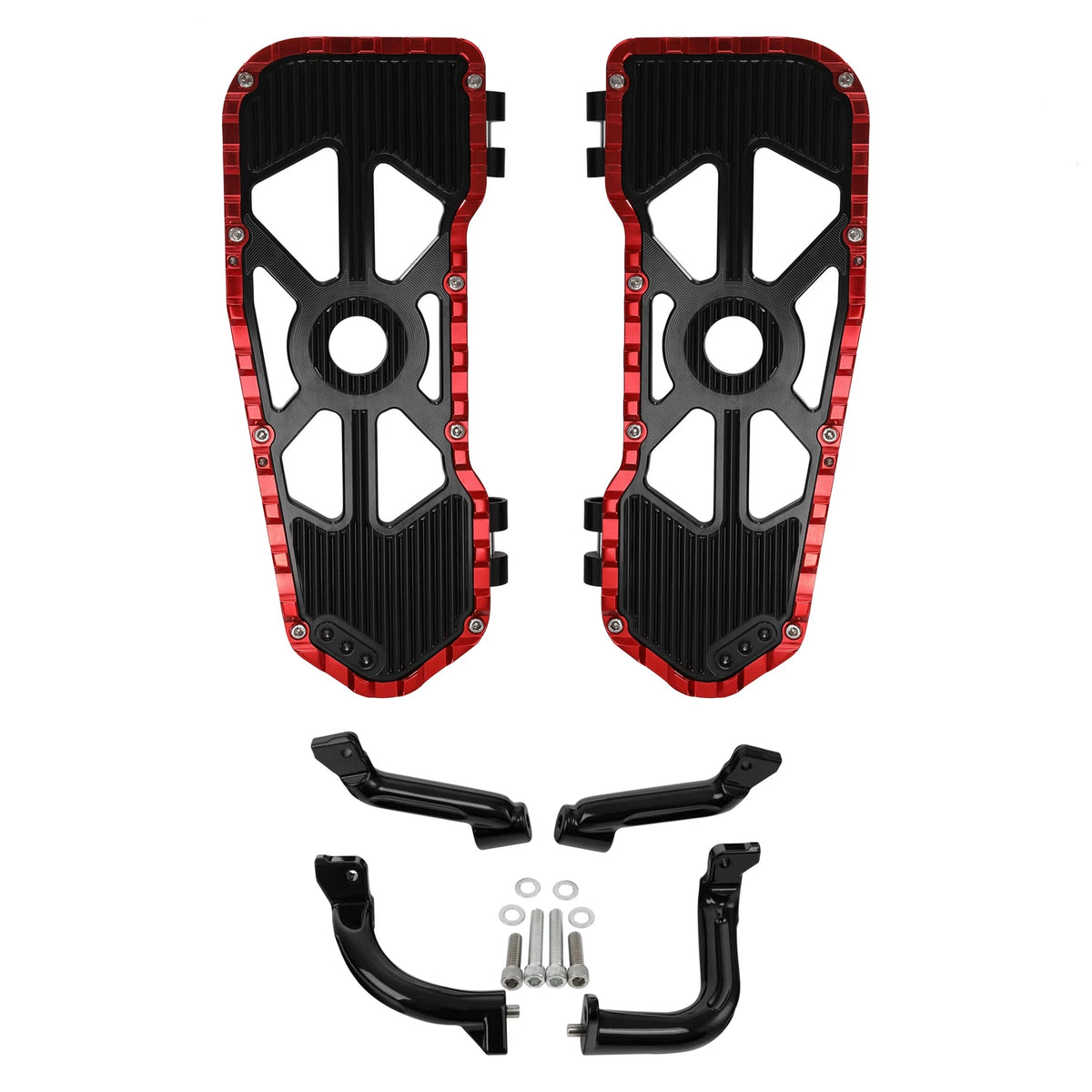 Driver Rider Floorboards Footboards Mount Bracket for Harley Touring (2014–2024)