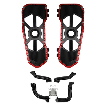 Driver Rider Floorboards Footboards Mount Bracket for Harley Touring (2014–2024)
