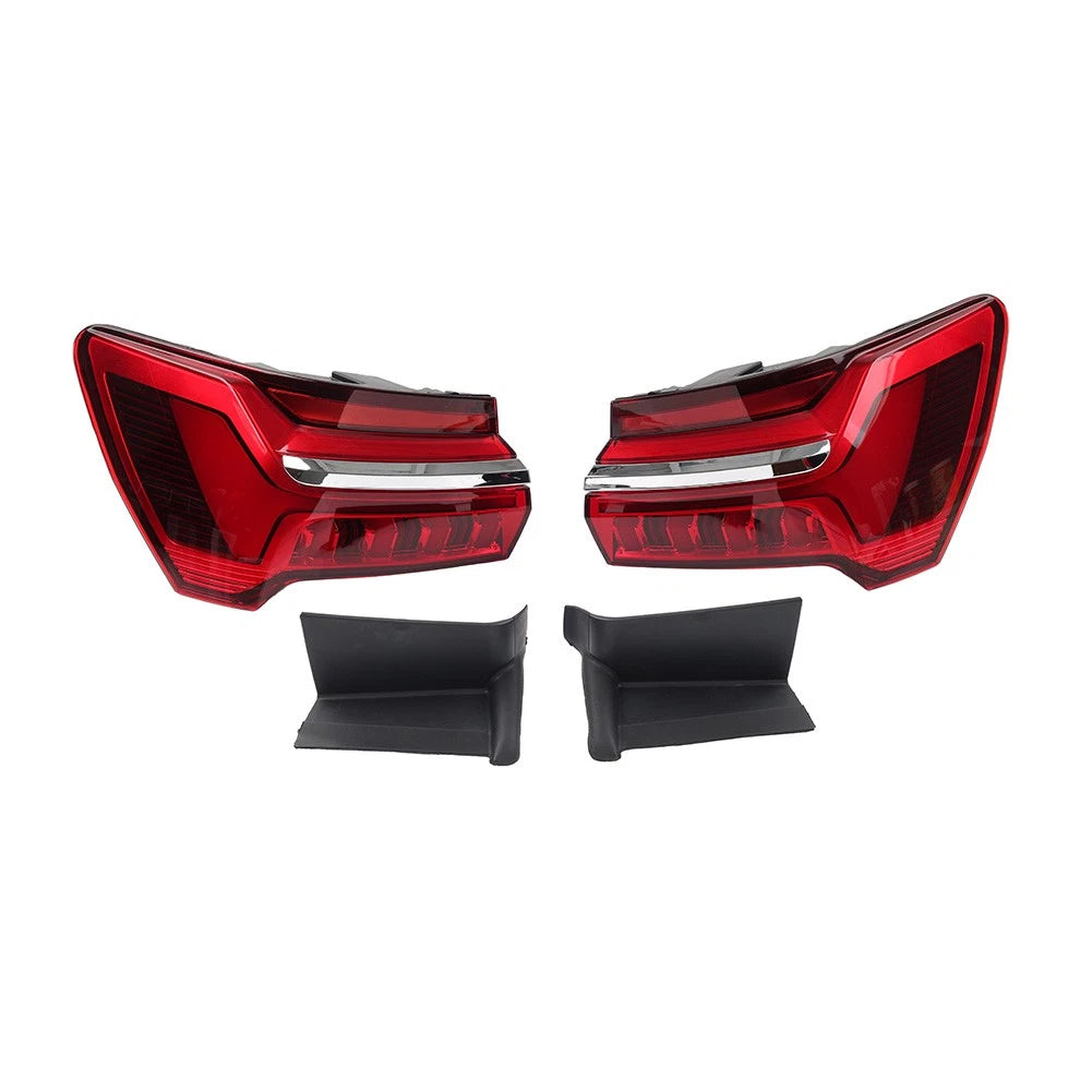 1 Pair Outer Tail Light Unit Brake Lamp for Audi A6 C8 (2019–2023)