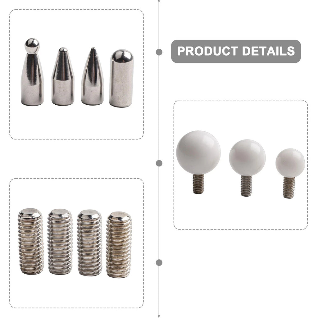 8x Dent Removal Rod Tips for Auto Repair Tools