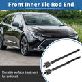 2 Pcs Front Inner Tie Rod End Links Replacement for Toyota Matrix (2009–2014)