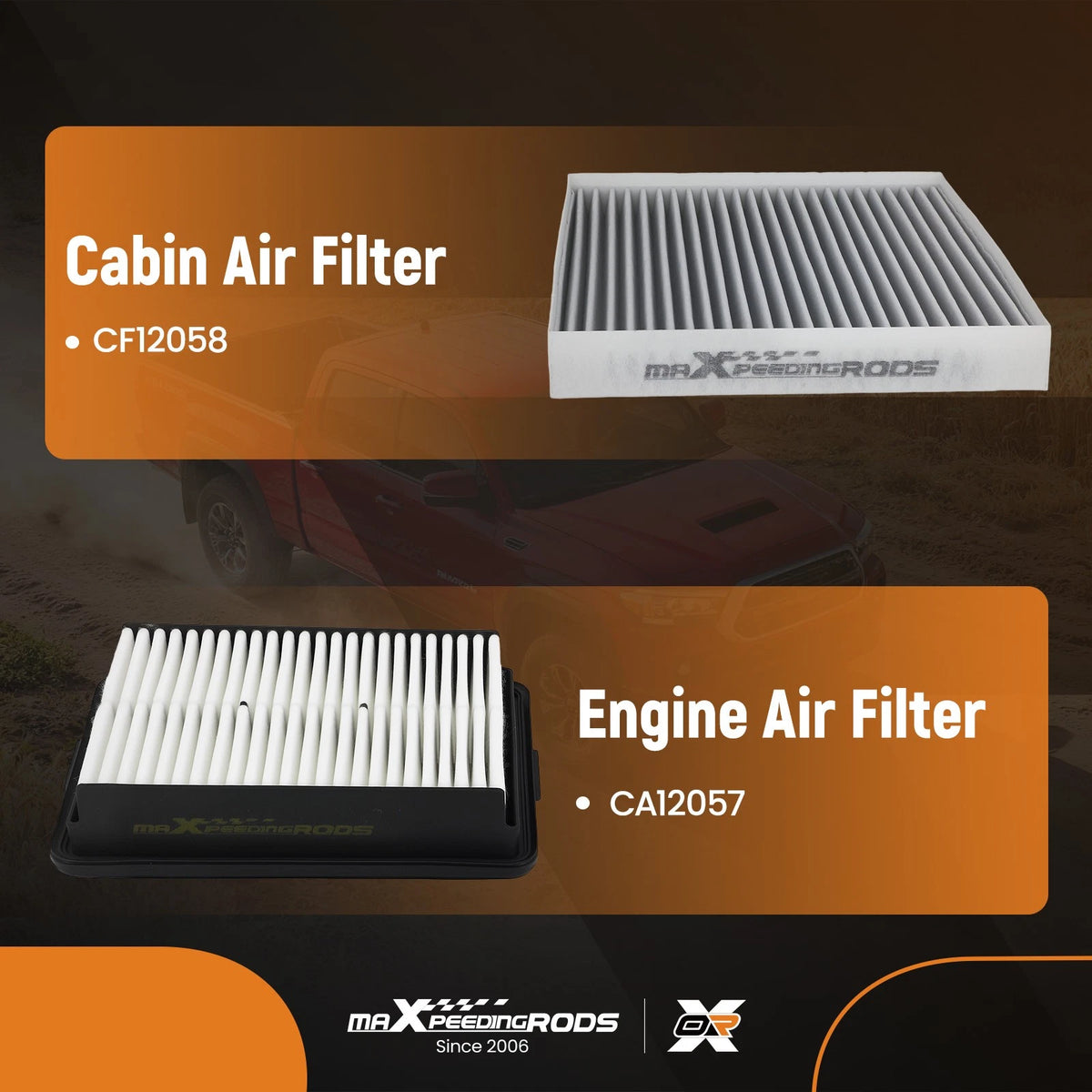 Engine & Cabin Air Filter for Hyundai Elantra/Elantra GT (2017–2020) 28113-F2000