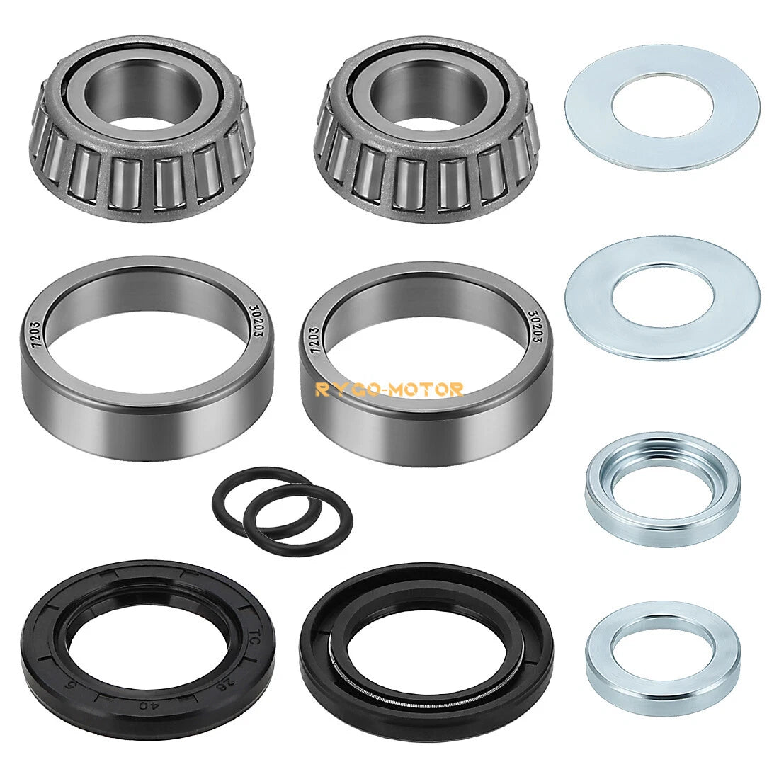 Swing Arm Bearing Seal Kit for Kawasaki Prairie 360 650 700 (2000–2006) KVF360 KVF650 KVF700