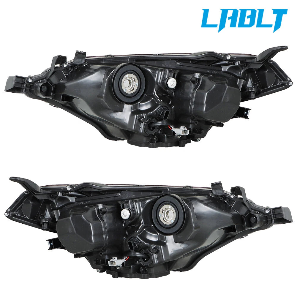 Set of 2 Halogen Headlights for Toyota Corolla (2014–2016)