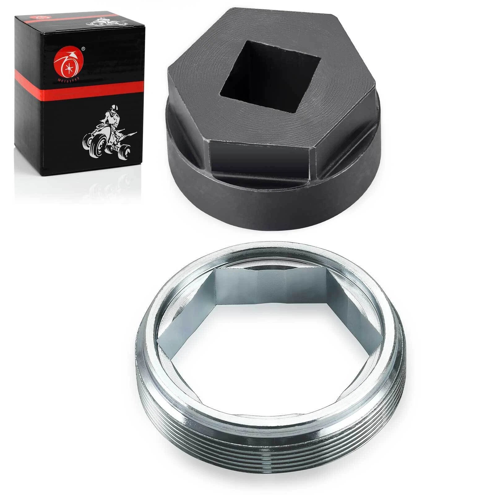 Steering Stem Bearing Holder Nut Kit for Yamaha Banshee Warrior Raptor Bruin 350 (1997–2006)