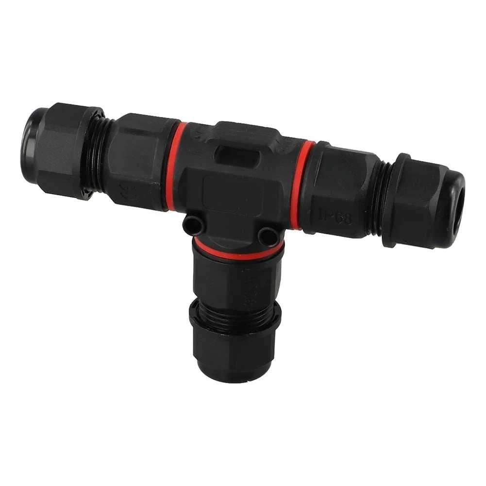 5-Pack IP68 Rated T-Shape Connectors for Automotive Applications