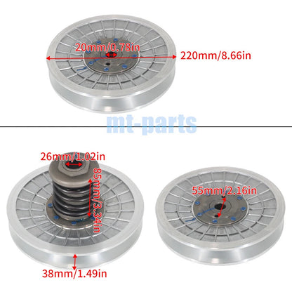 CVT Secondary Clutch Drive Assembly for Menards Yard Sport EFI 700 (HS500UTV/YS700)