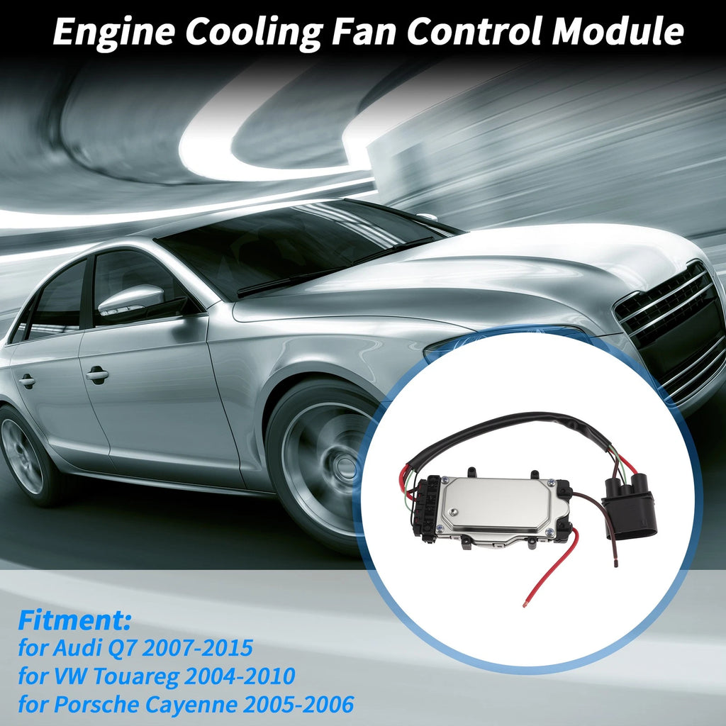 Engine Cooling Fan Control Module for Audi Q7 (2007–2015) Replacement