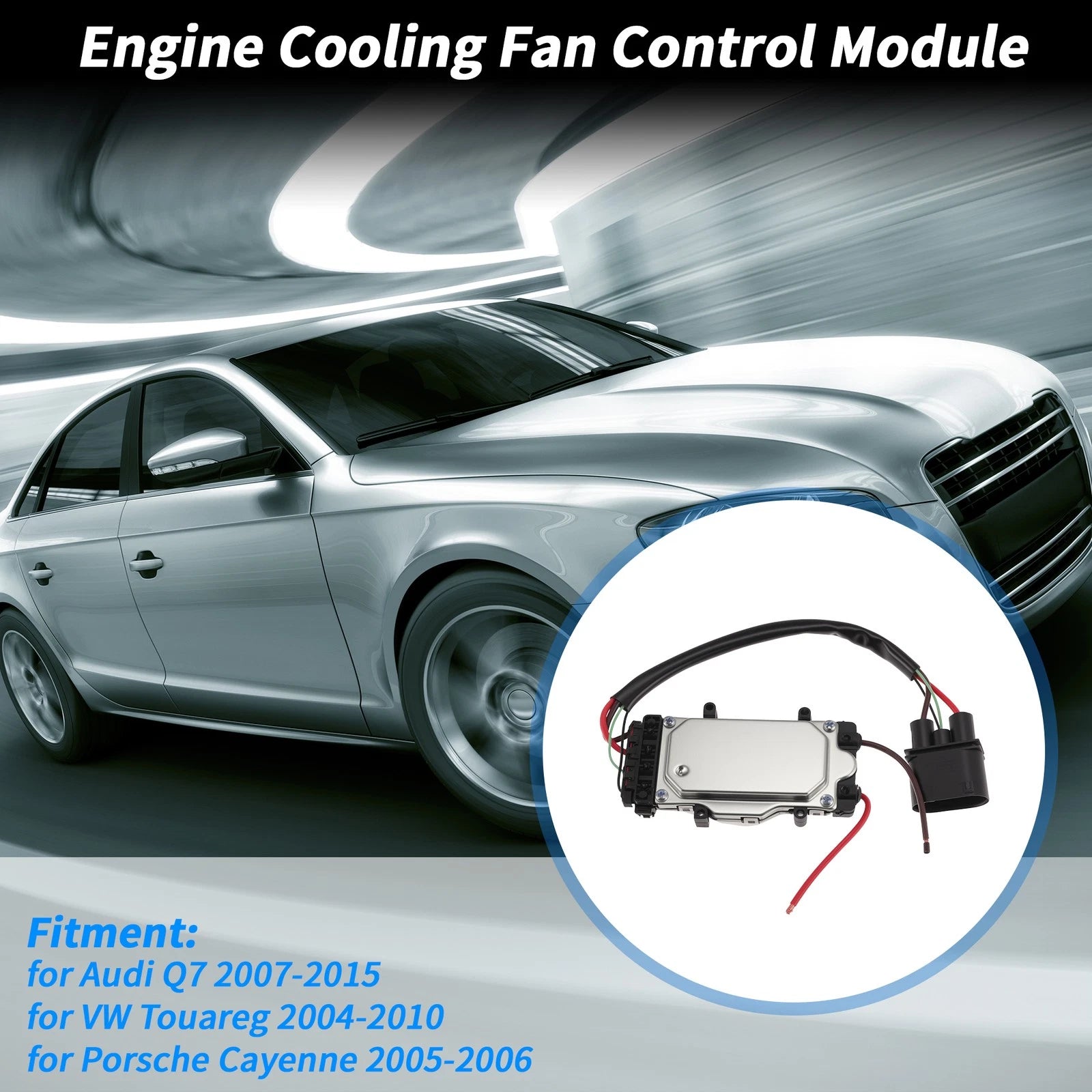 Engine Cooling Fan Control Module for Audi Q7 (2007–2015) Replacement