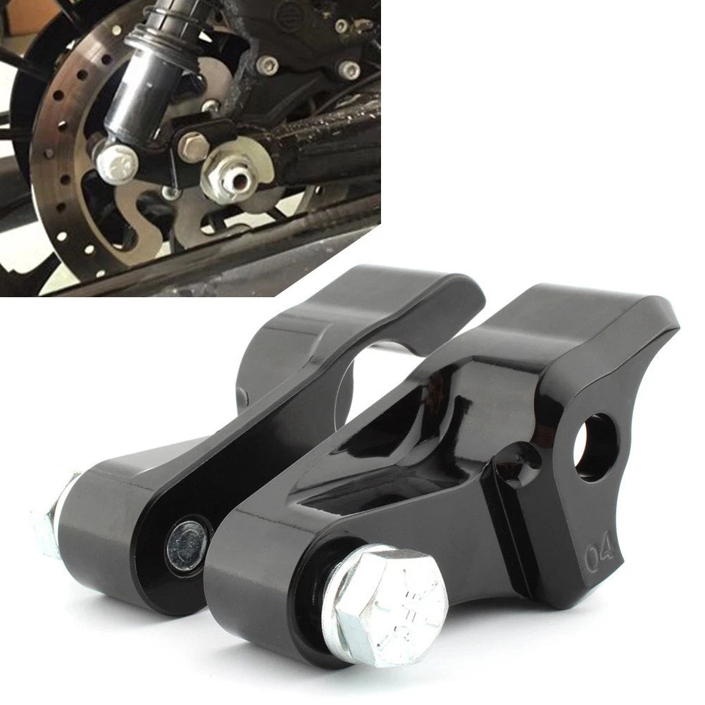 1" Rear Shock Lowering Blocks Kit for Harley Touring Glide FLHR FLHT (2009–2025)