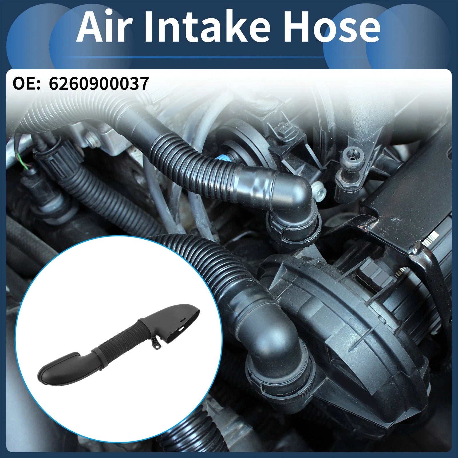 Engine Air Intake Hose Replacement for Mercedes Benz Air Cleaner Intake (—)