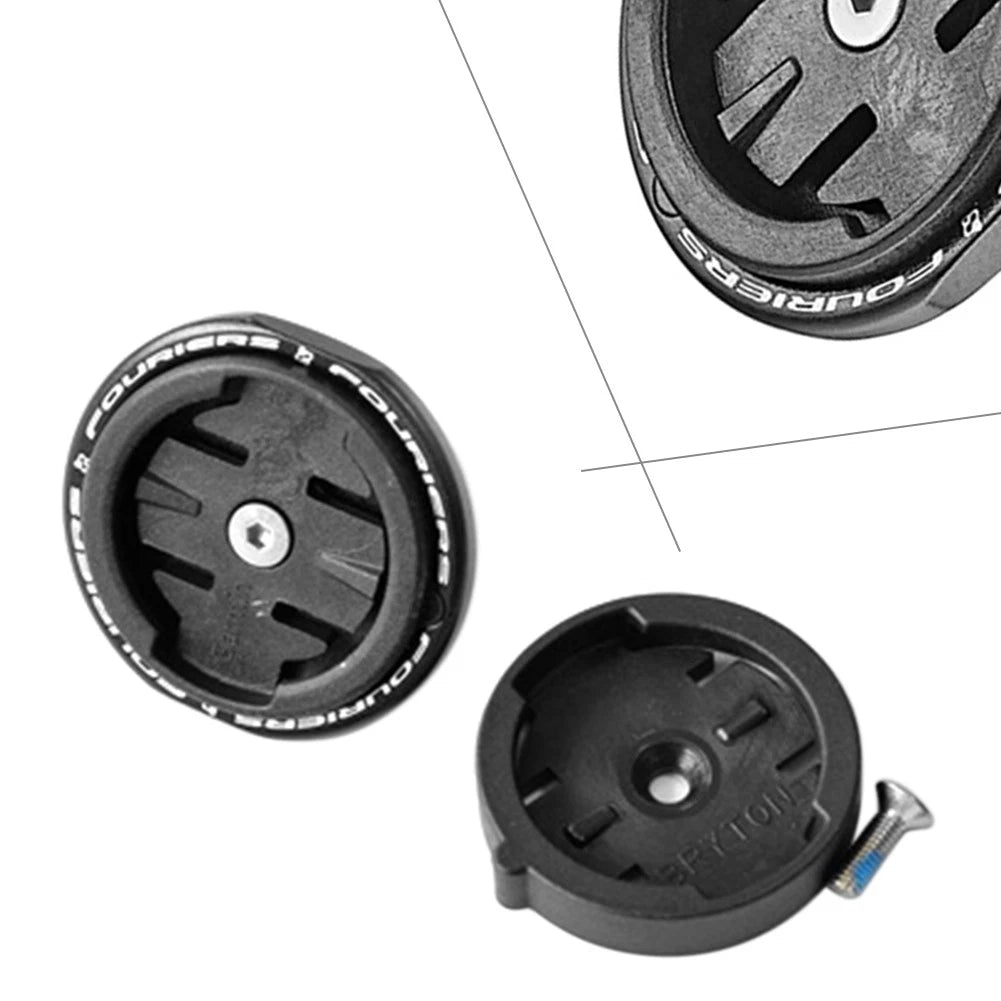 Fouriers Top Cap Fork Headset Cover Computer Mount for GARMIN WAHOO MIO BRYTON
