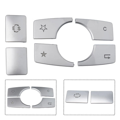 Center Console Button Covers for Mercedes E Class W212 (2010–2015)