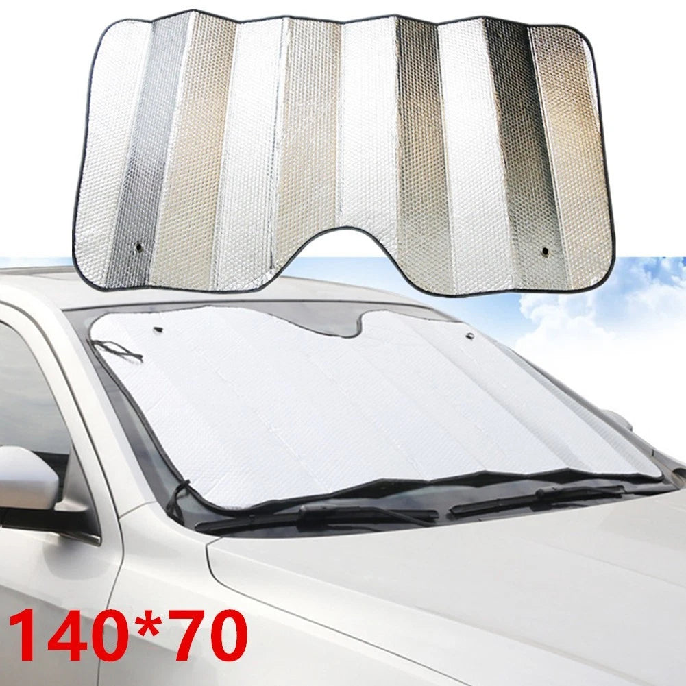 Reflective Sunshade for Car Front Rear Windscreen (70x140cm)
