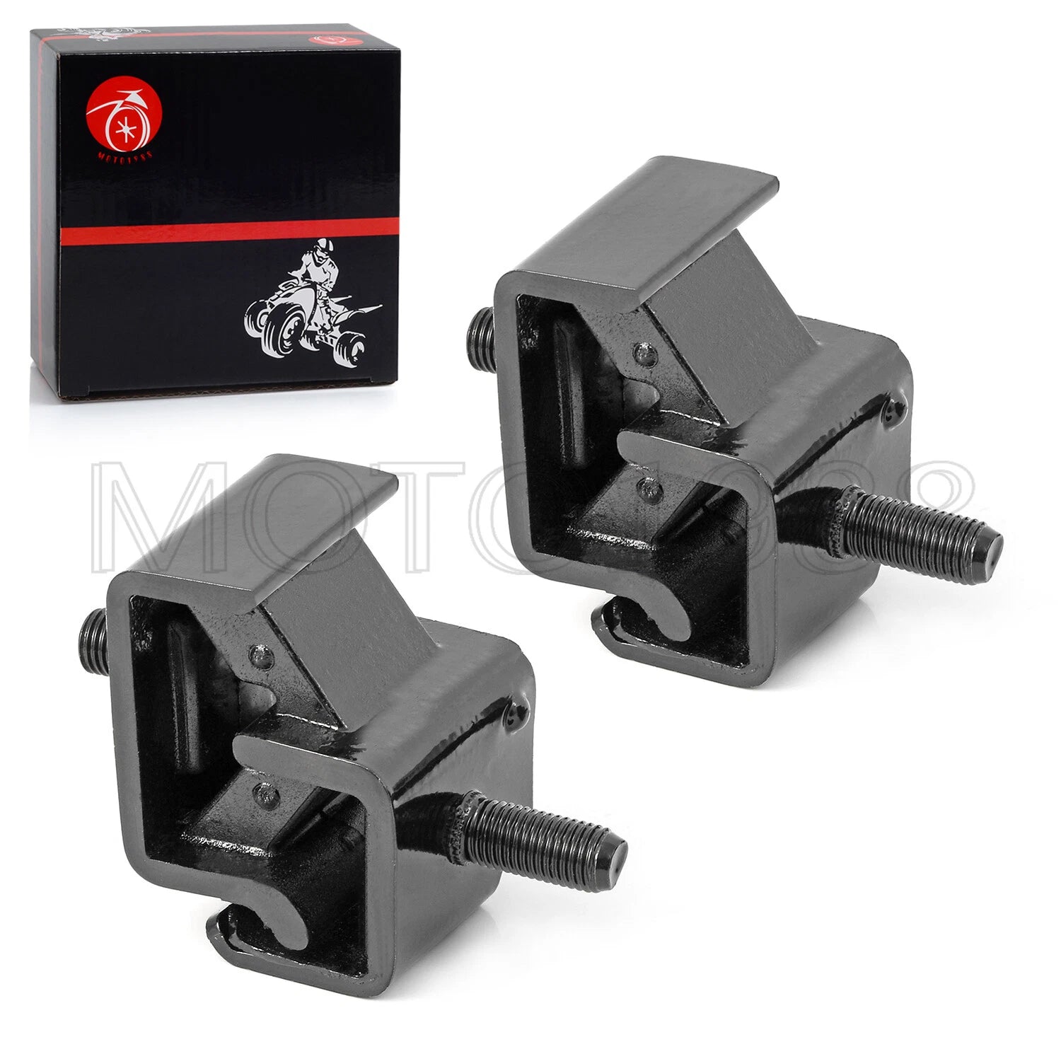 Set of 2 Front Motor Mounts for Yamaha Gas Golf Cart G2 G8 G9 G11 G14 (1985–1995)