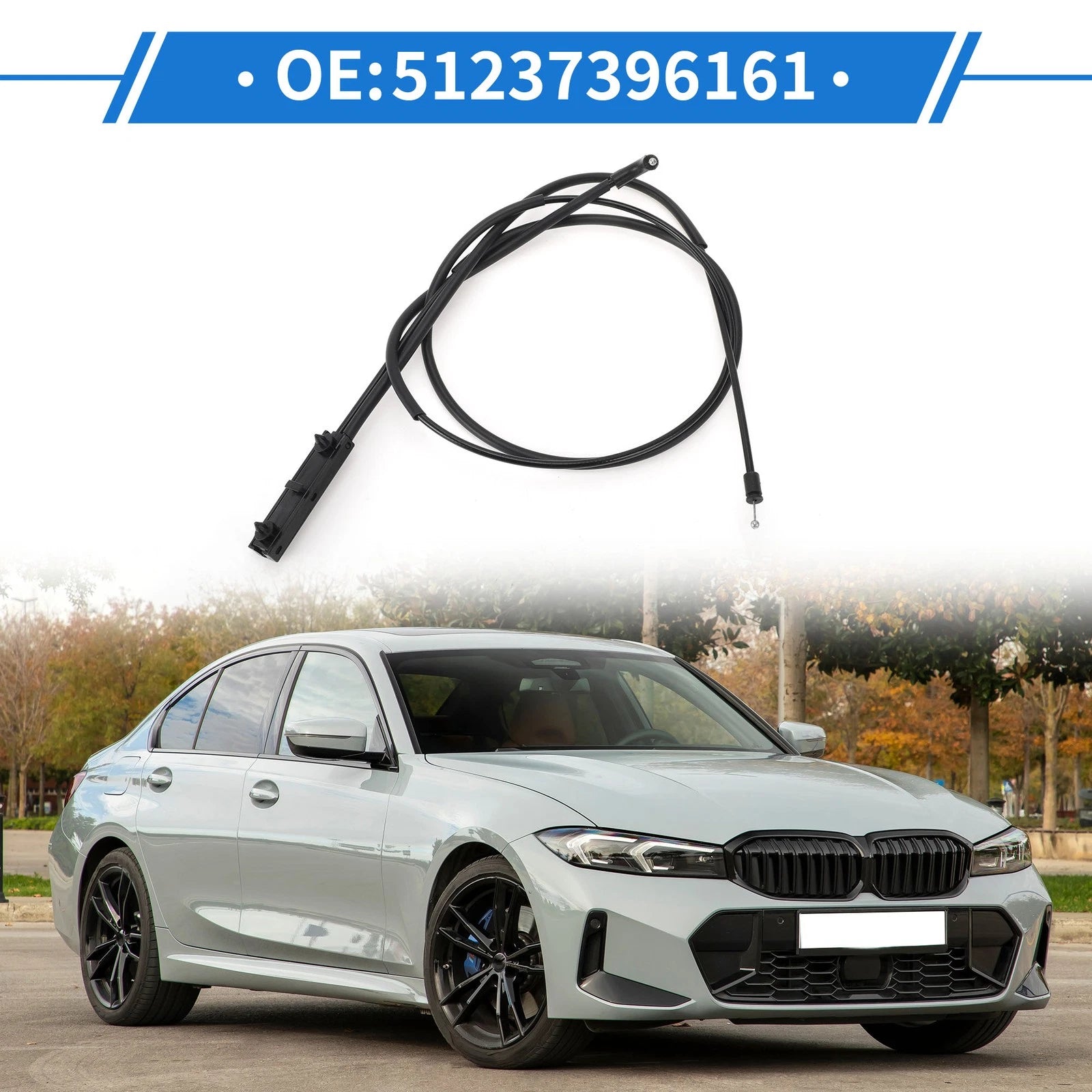 Hood Release Cable Replacement for BMW 320i (2012–2016)