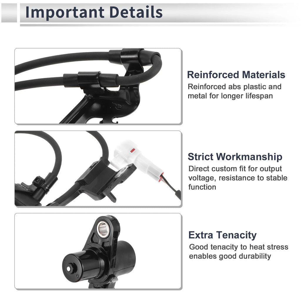 ABS Wheel Speed Sensor Replacement Front Right for Toyota Corolla (2003–2008)